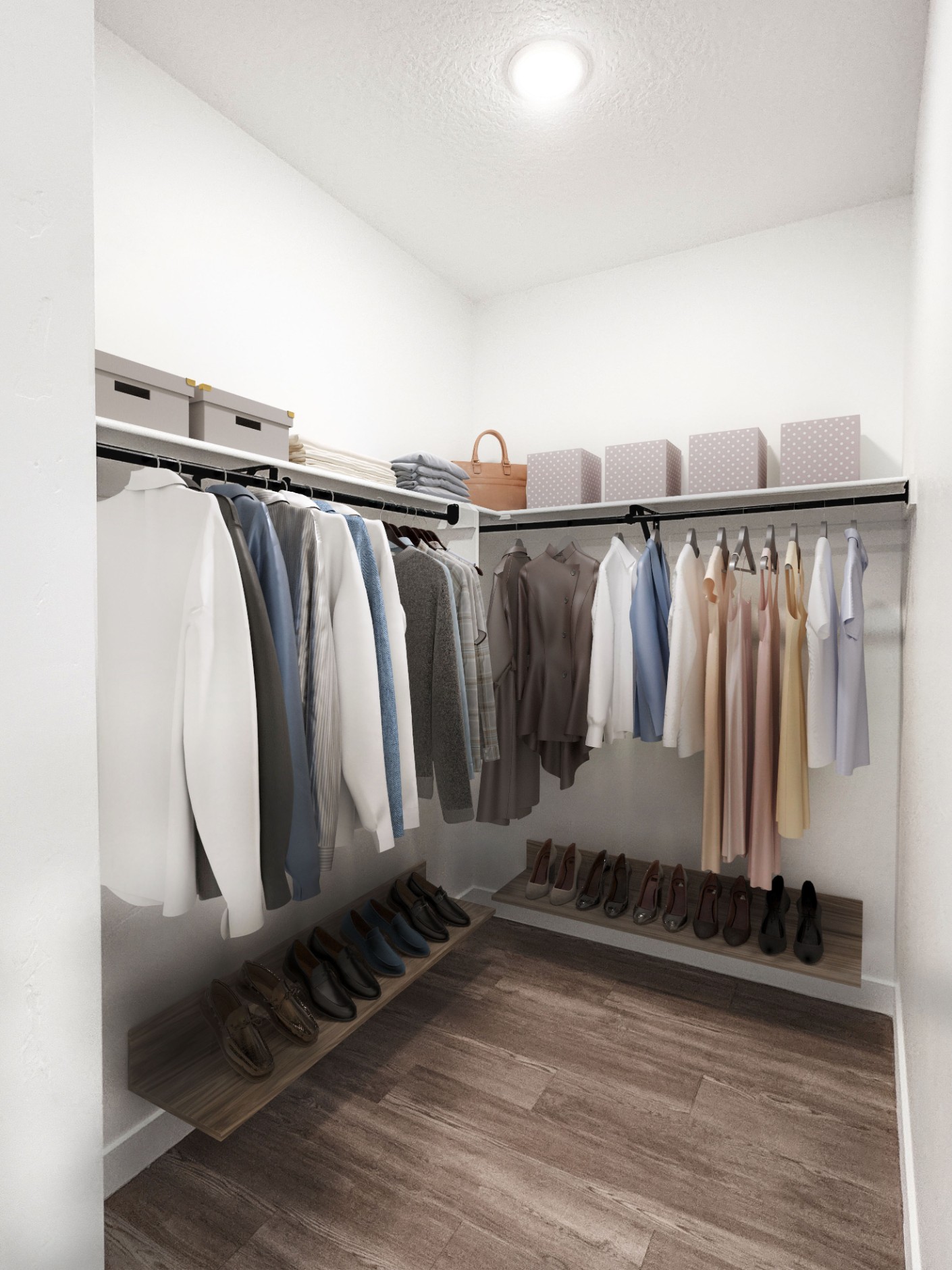 Oversized closet at Promontory Place